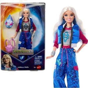 New Mattel Disney Zombies 4 Dawn of the vampires Addison Wells Fashion Doll